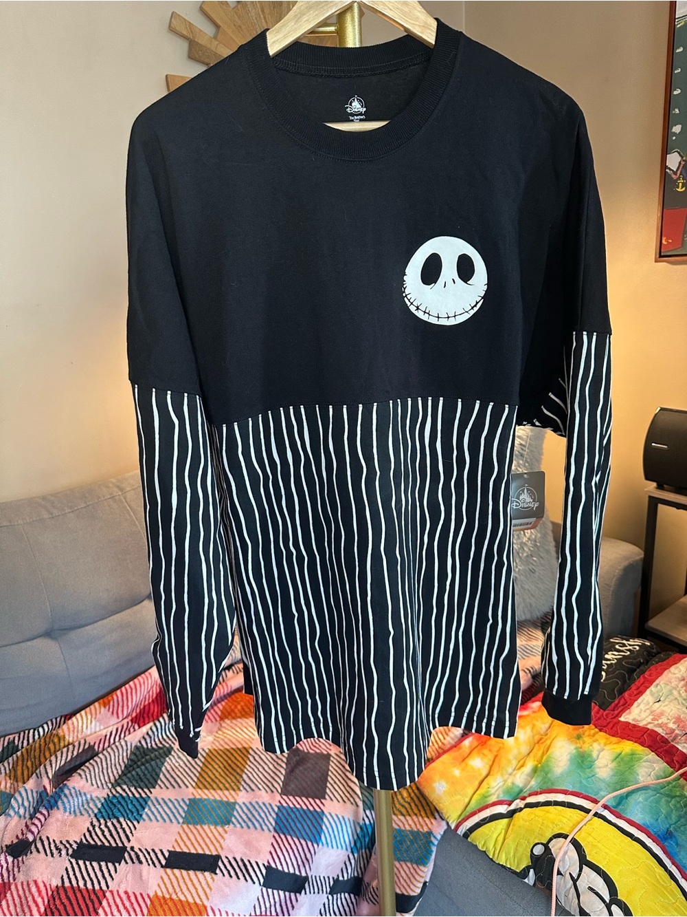 Disney Nightmare Before Christmas Jack Skellington Spirit Jersey Tim Burton NWT